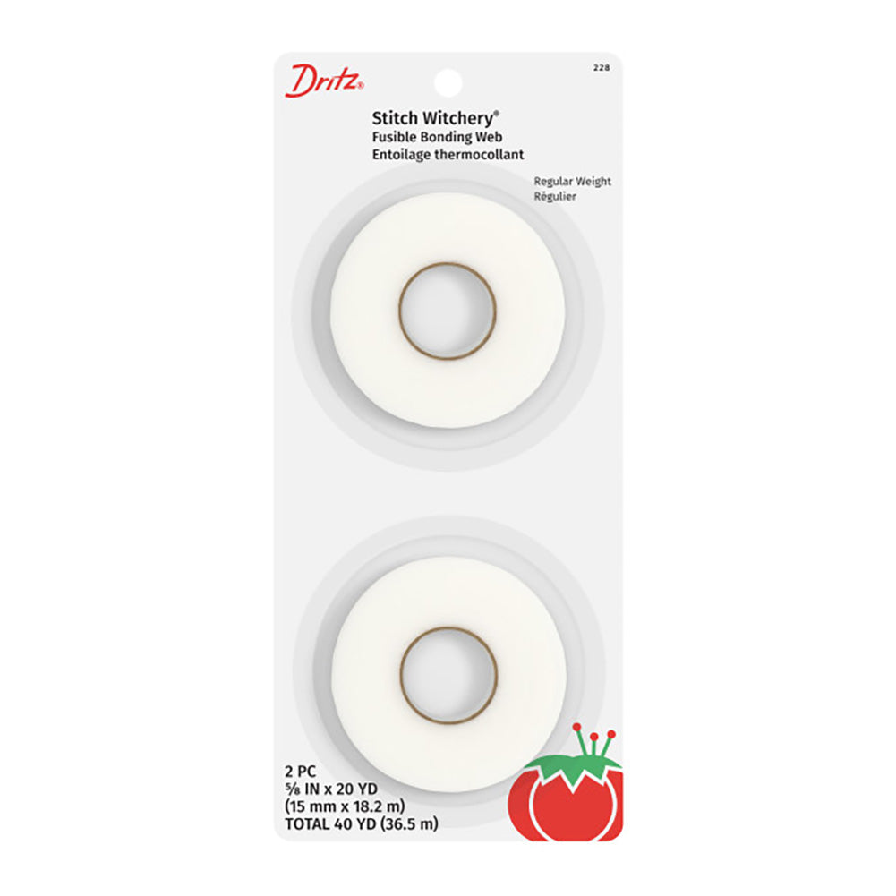 Dritz Stitch Witchery® Fusible Bonding Web - Regular Weight - 0.625