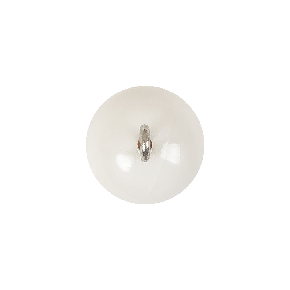 Vintage Chalk White Glass Shank Back Ball Button - 25L/16mm - Joann Fabrics