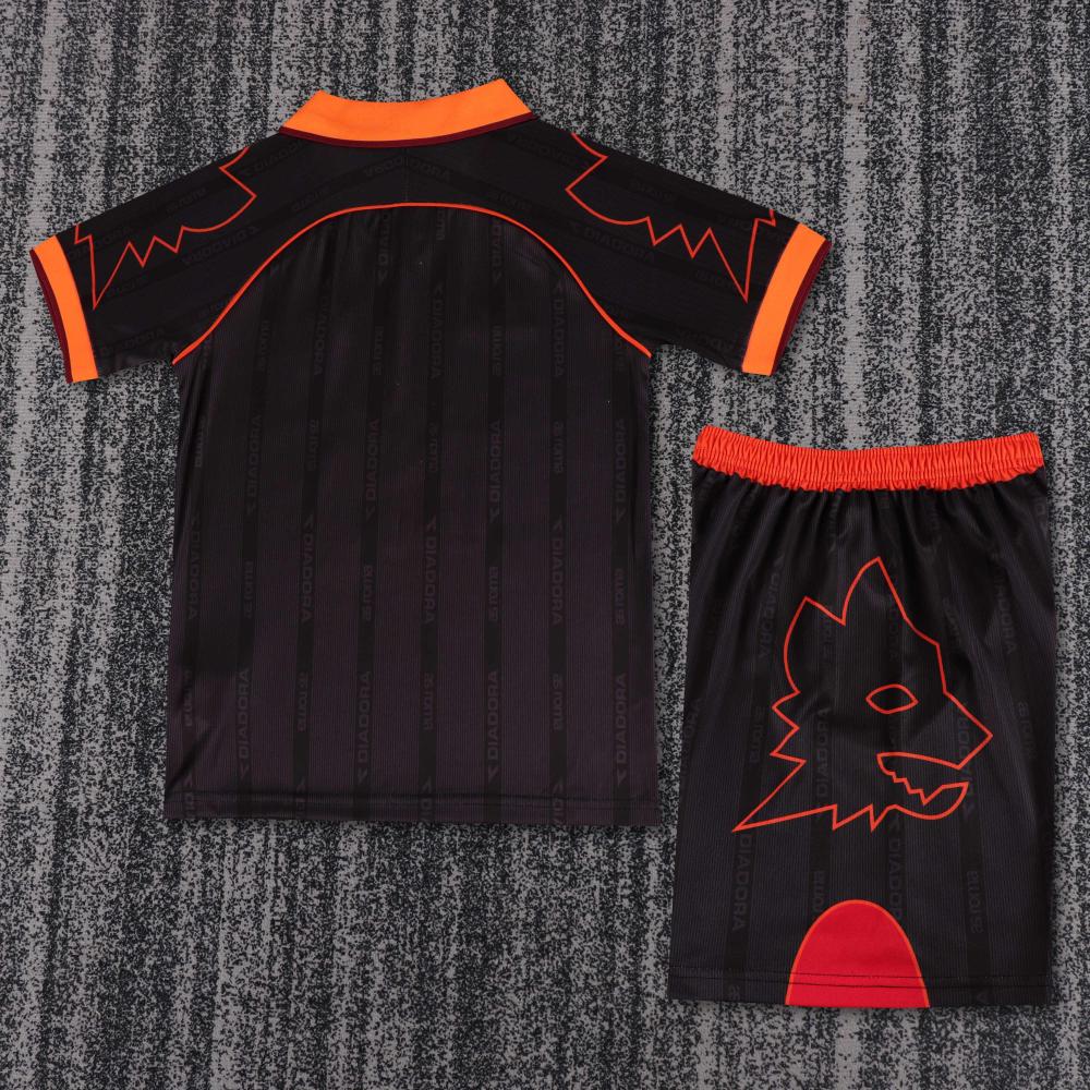 1999-2000 Retro Roma Third Away  Soccer Jersey 1:1 Thai Quality Kids Size