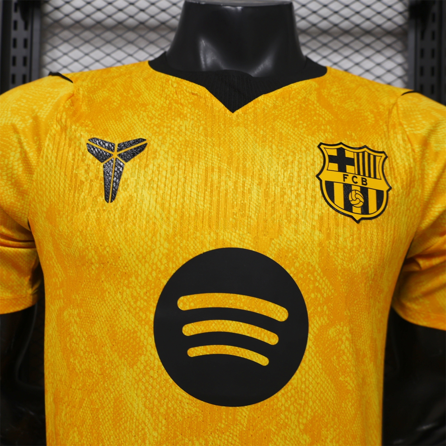 Barcelona 26-27 X KB Yellow Special Jersey - Player Version - UnitedFutballJersey