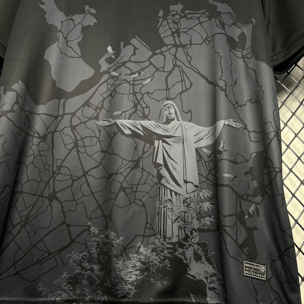 2024/2025 Brazil Special Edition Jesus  Black Soccer Jersey 1:1 Thai Quality