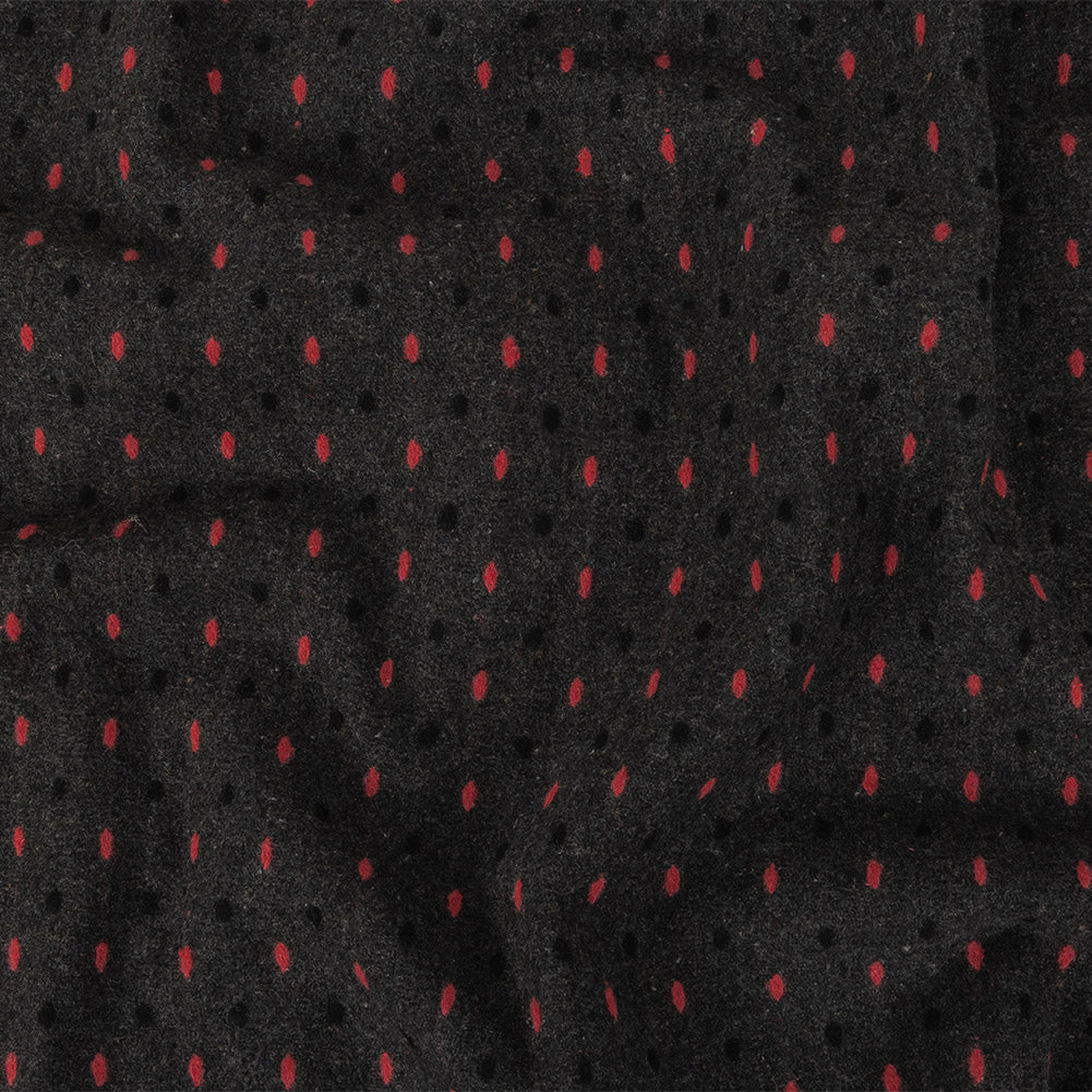 Peat, Black and Pink Broken Stripes or Spots Brushed Woven - Joann Fabrics