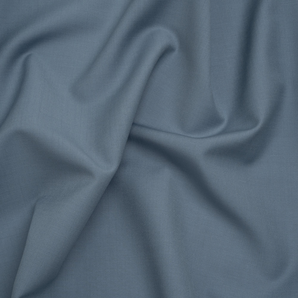 Summer Weight Wool Suiting by Alexander McQueen - Light Blue - Designer Deadstock - Joann Fabrics