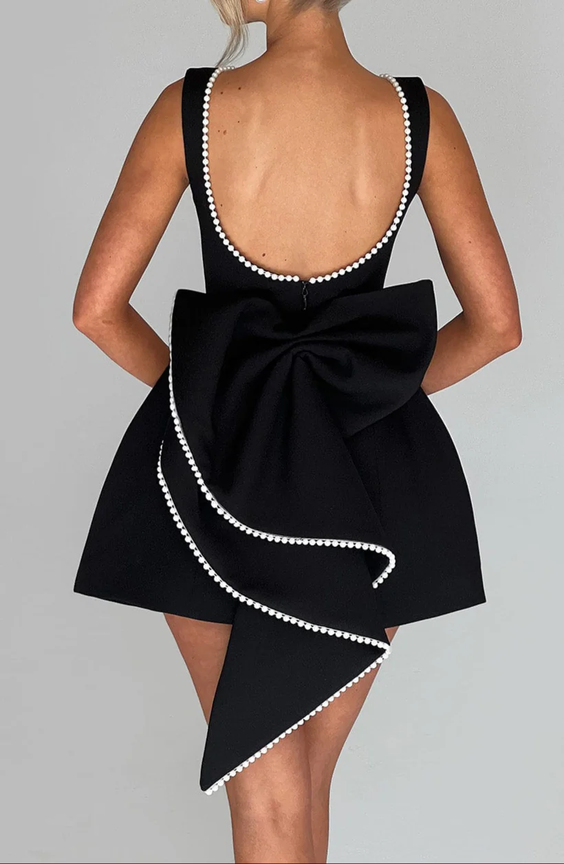 Alicia Mini Dress - Black