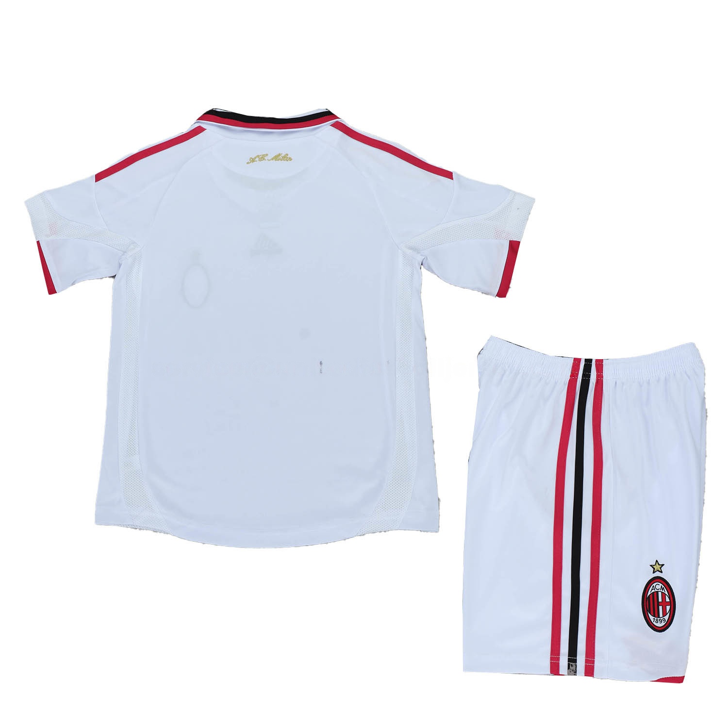 Retro AC Milan 2009-10 Away White Kids Kit - UnitedFutballJersey