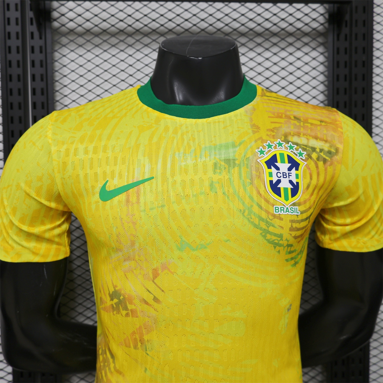 Brazil 2026 Yellow Waves Special Jersey - Player Version - UnitedFutballJersey