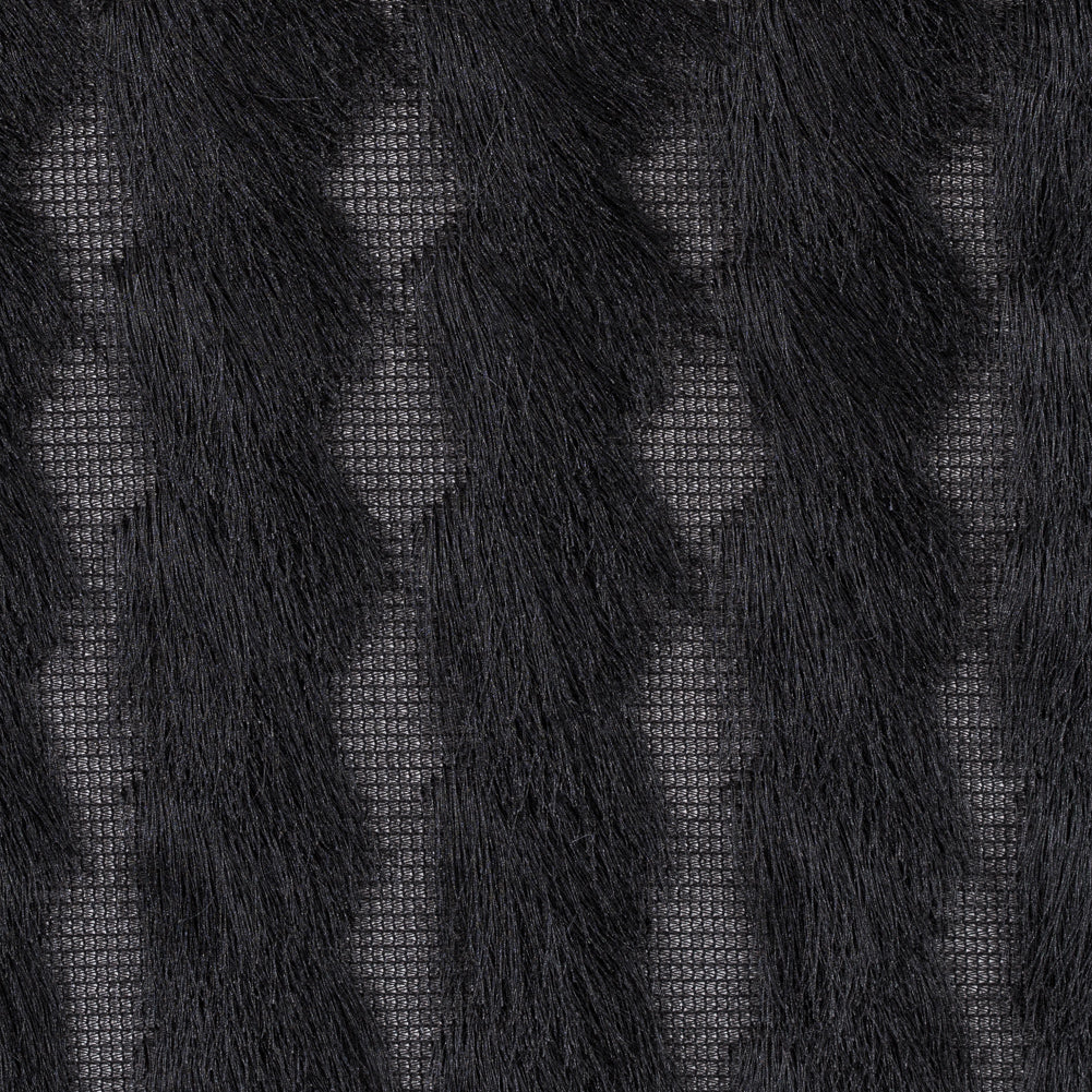 Black Chevron Fringe Fabric - Joann Fabrics