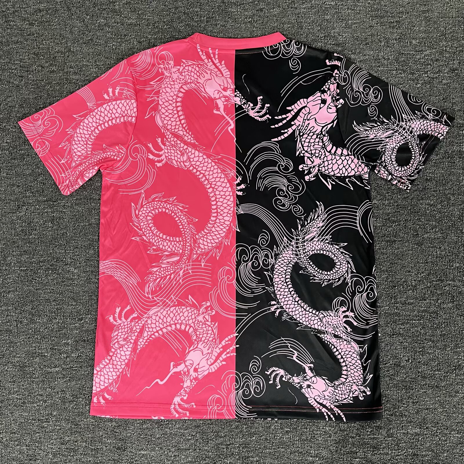 2025/2026 Real Madrid Dragon pattern Pink and Black Football Jersey 1:1 Thai Quality