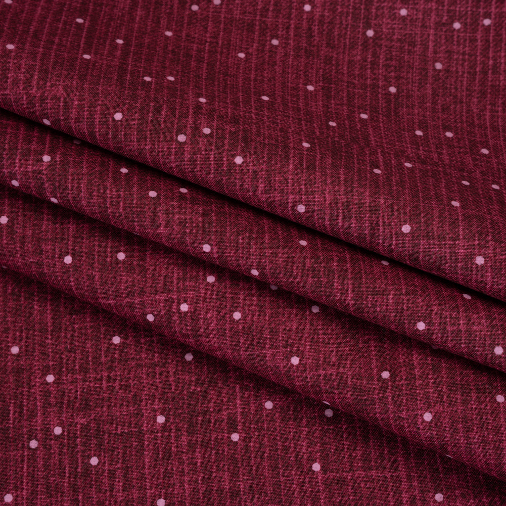 Printed Quilting Cotton by Ghazal Razavi for FIGO Studio - Berry Stripe Dot - Stash Collection - Joann Fabrics