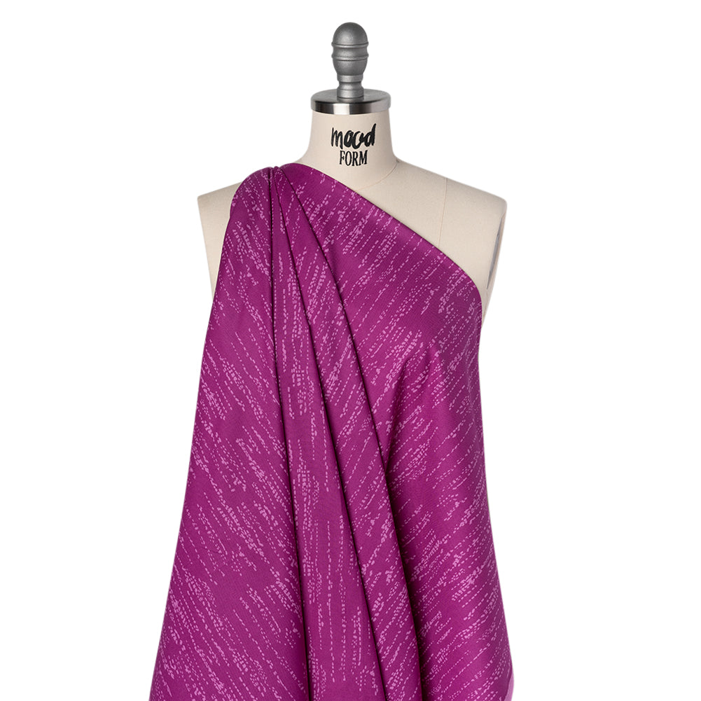 Printed Quilting Cotton by Ghazal Razavi for FIGO Studio - Fuchsia Grass Patch - Seasons Basics Collection - Joann Fabrics