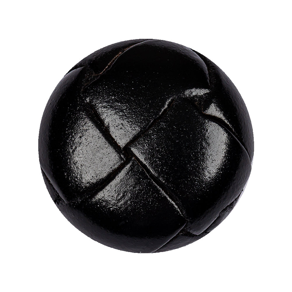 Black Leather Button - 45L/29mm - Joann Fabrics