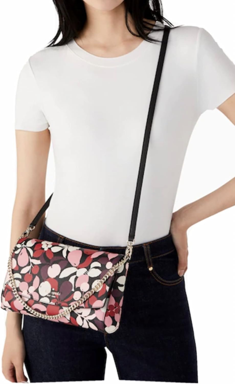 Kate Spade Greer Leather Crossbody (Multi) - branchesgenealogy.com
