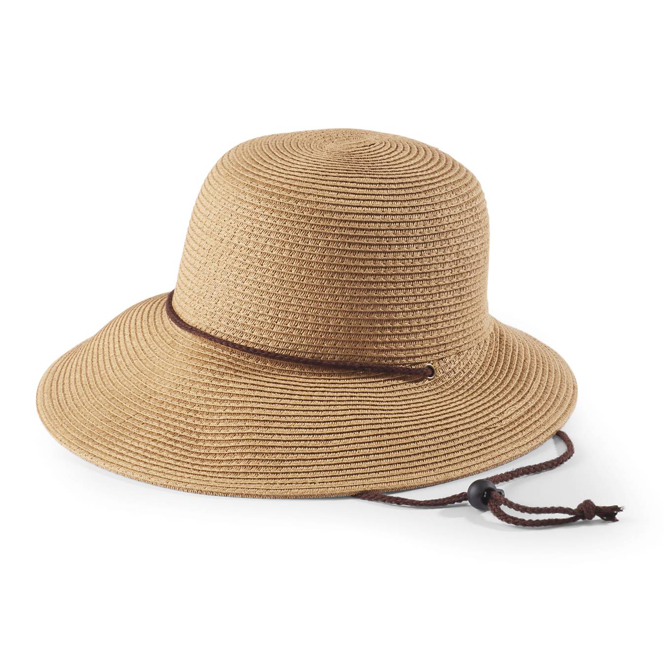 Drawcord Sun Hat, Graduated Brim, Adjustable Toggle Cord - Northstyle Catalog