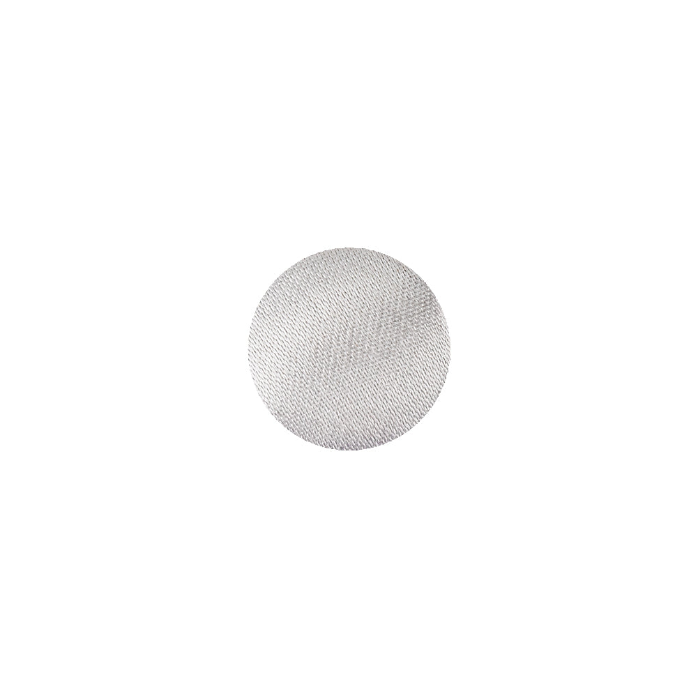 White Fabric Covered Low Domed Shank Back Button - 18L/11.5mm - Joann Fabrics