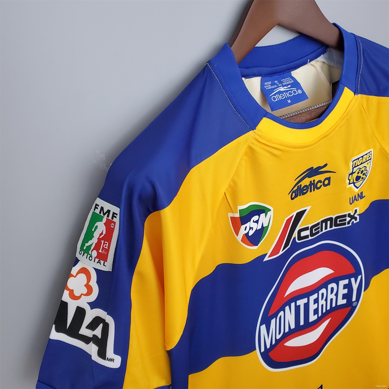 Retro Tigres UANL 2001-02 Home Jersey - UnitedFutballJersey