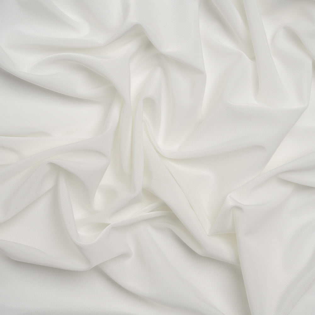 Famous Australian Designer White Stretch Polyester Jersey - Joann Fabrics