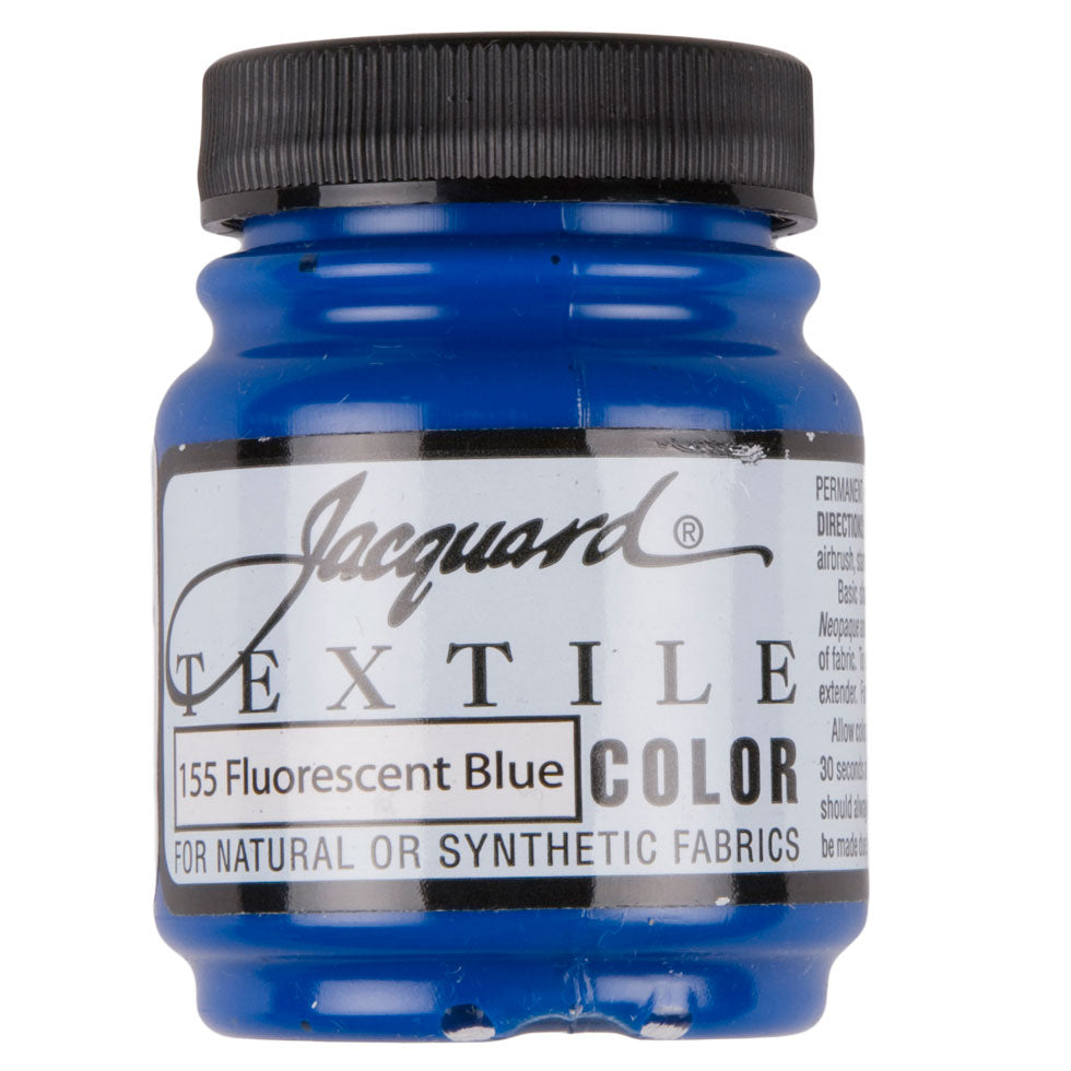 Jacquard Textile Color Fabric Paint - 155 Fluorescent Blue - Joann Fabrics