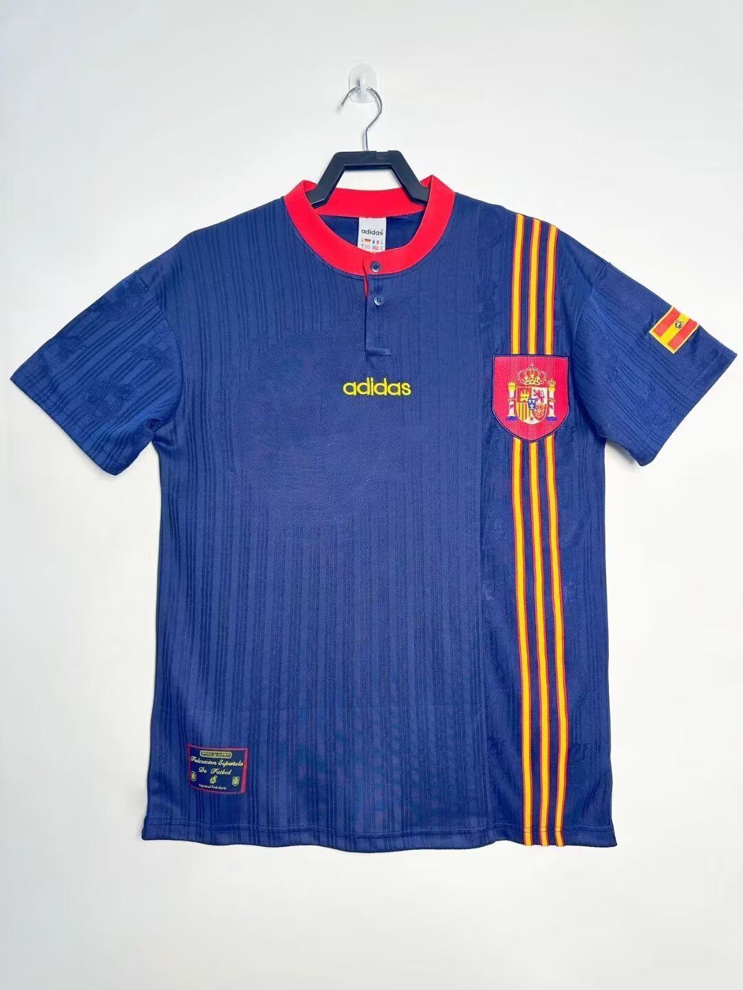 1996 Retro Spain Away Soccer Shirt 1:1 Thai Quality