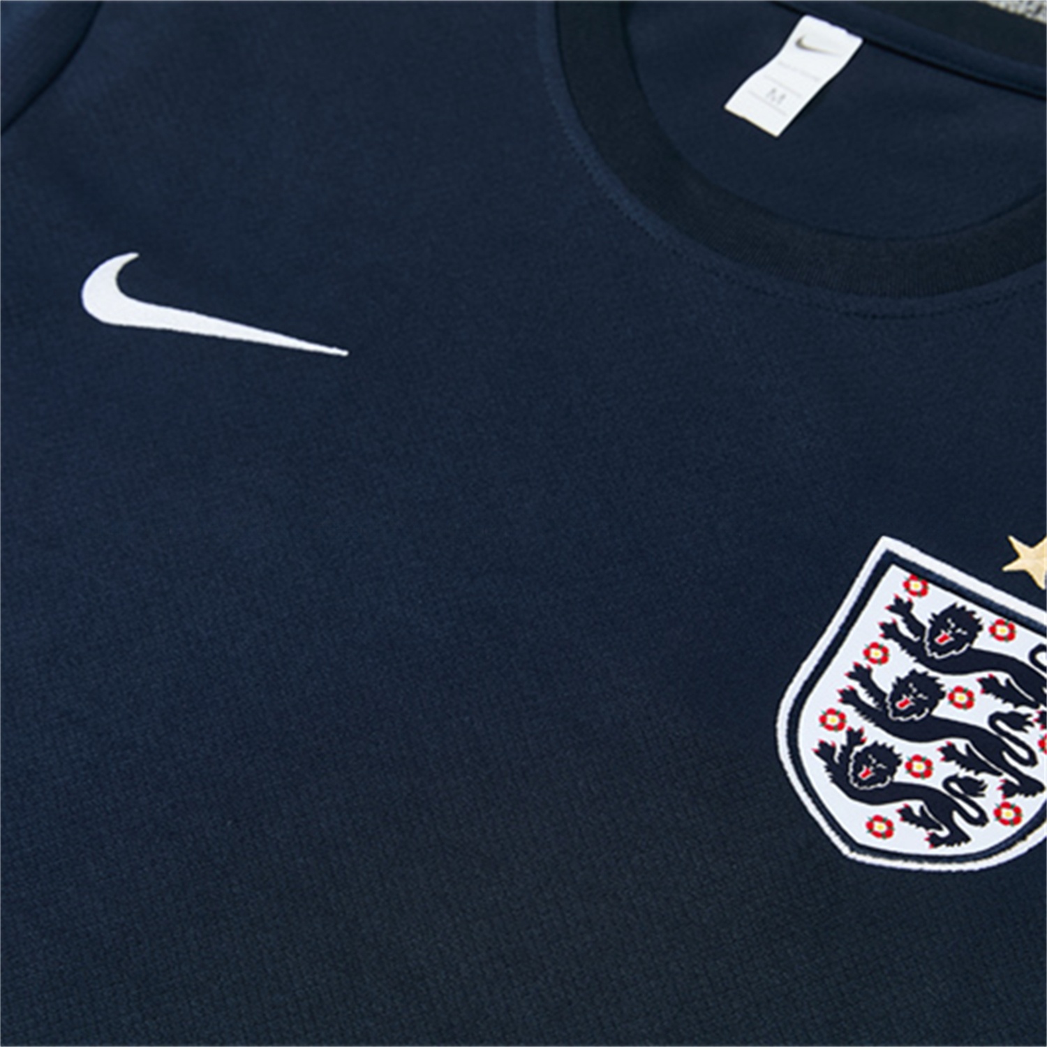 England 2026 Kids Short-Sleeve Training Set - Dark Blue Top & Dark Blue Pants - UnitedFutballJersey