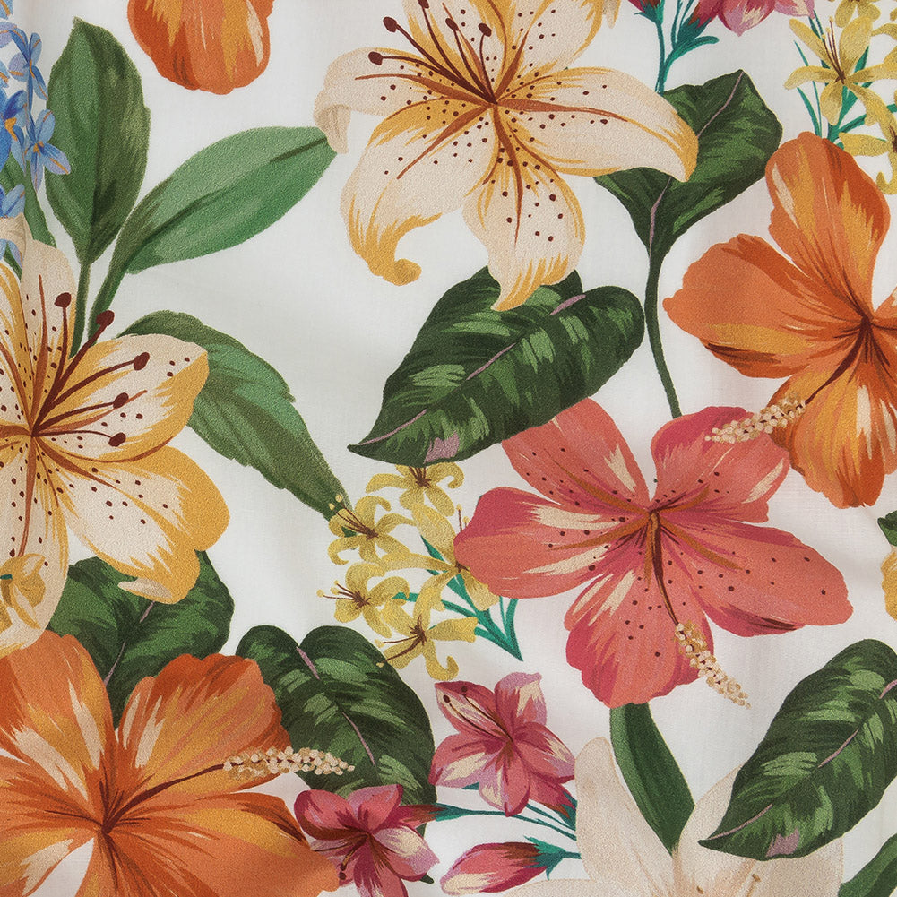 Mood Exclusive White Juno's Bounty Cotton Shirting - Joann Fabrics