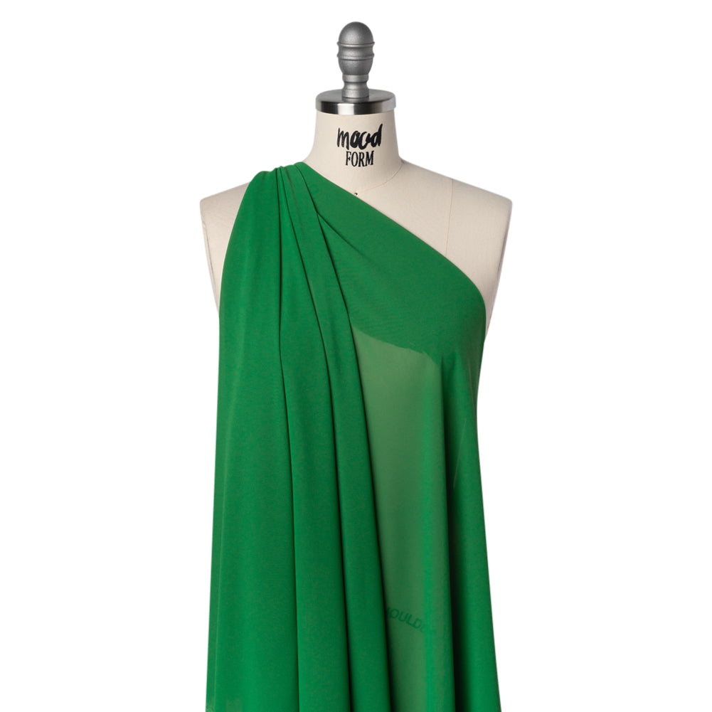 Polyester Chiffon - Grass Green - Designer Deadstock - Joann Fabrics