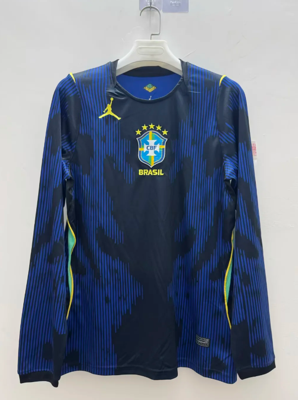 2026 Long Sleeve Brazil Away Football Shirt 1:1 Thai Quality