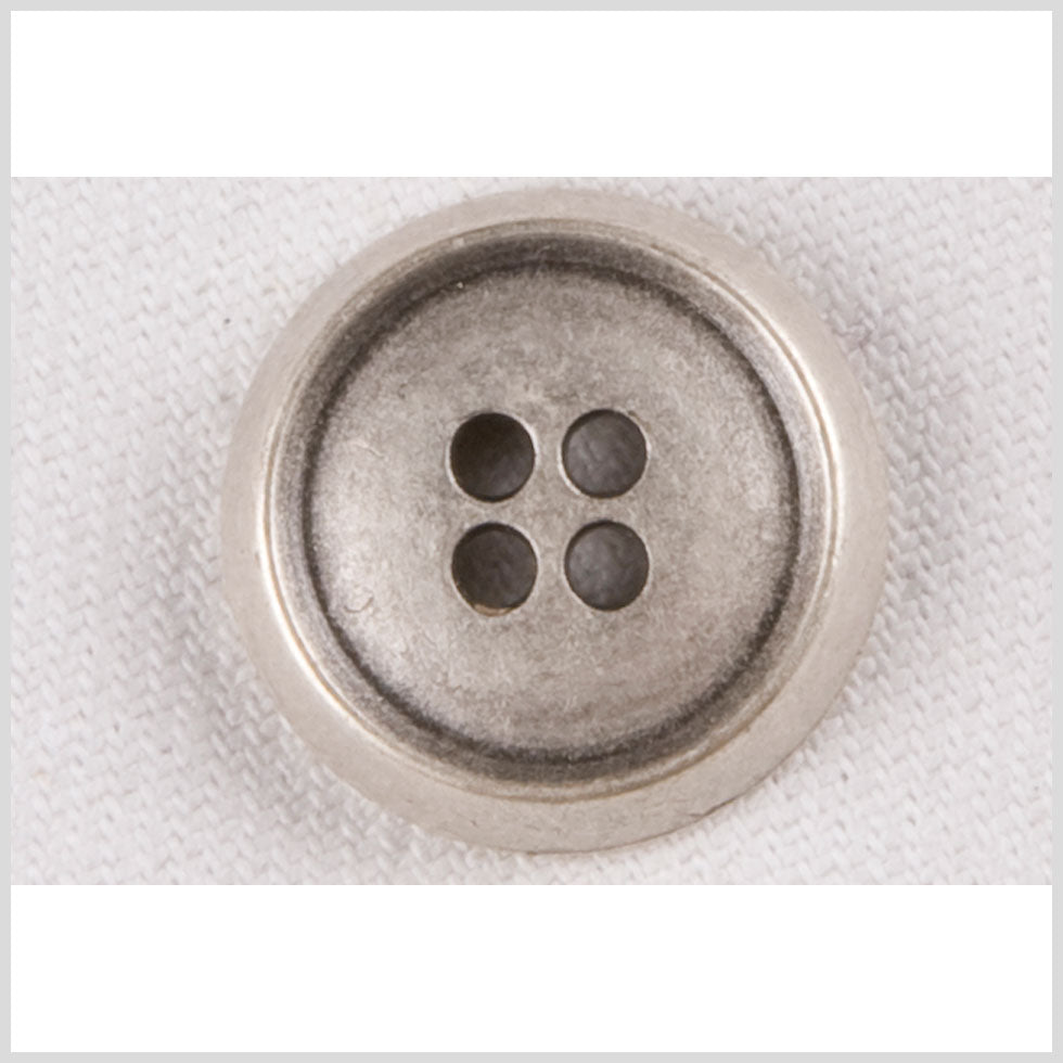 Silver Metal Coat Button - 32L/20mm - Joann Fabrics