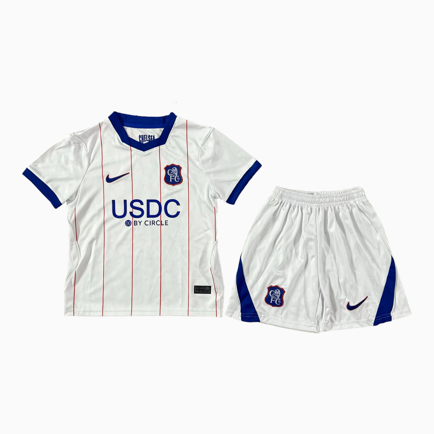 C.H.E.L.S.E.A 26-27 Third With Sponsors Kids Kit - UnitedFutballJersey