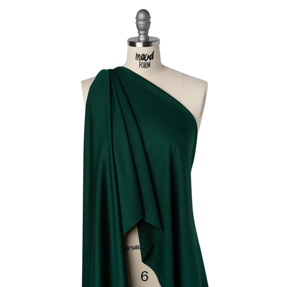 Stretch Polyester Crepe Double Knit - Emerald Green - Designer Deadstock - Joann Fabrics