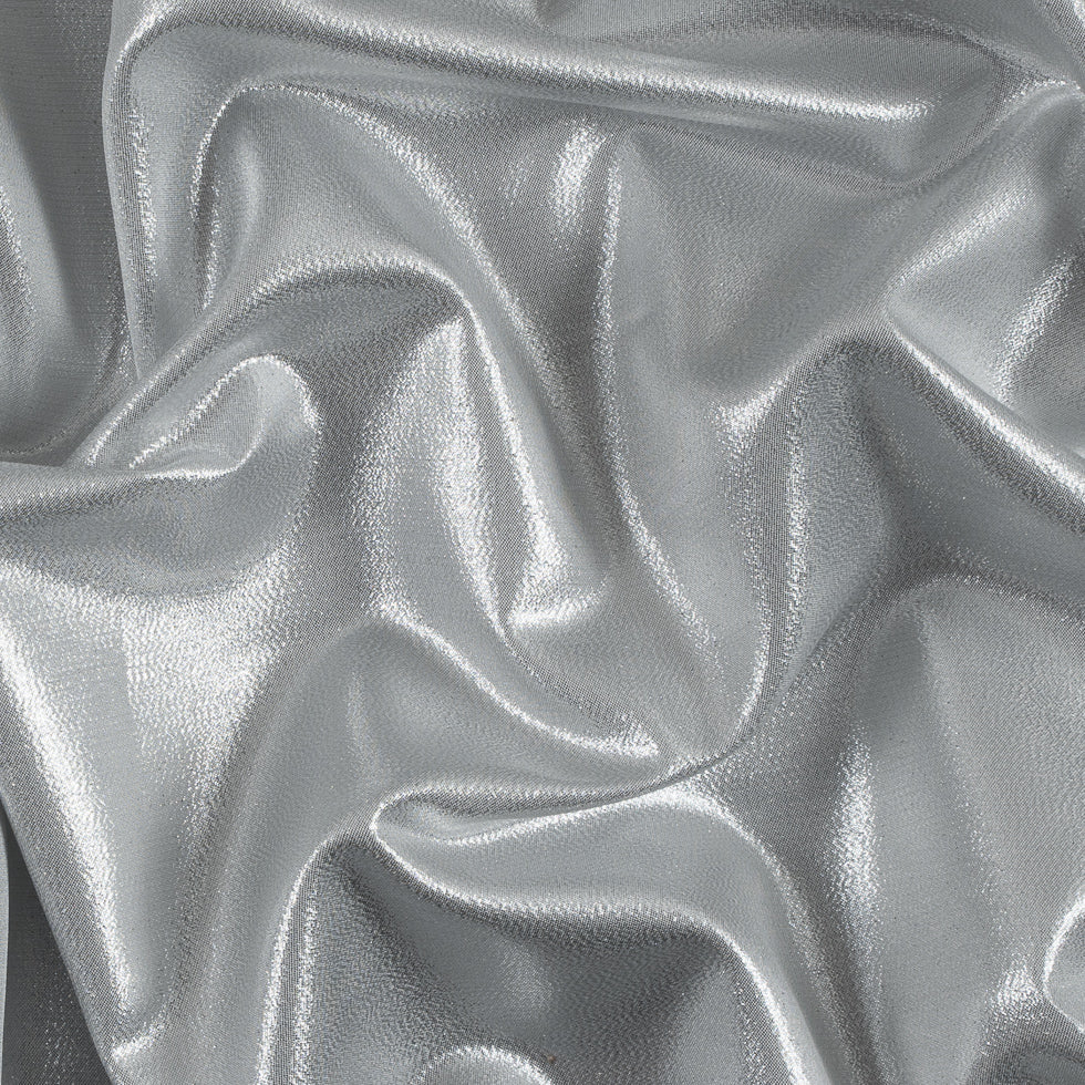Metallic Polyester Lame - Silver and White - Joann Fabrics