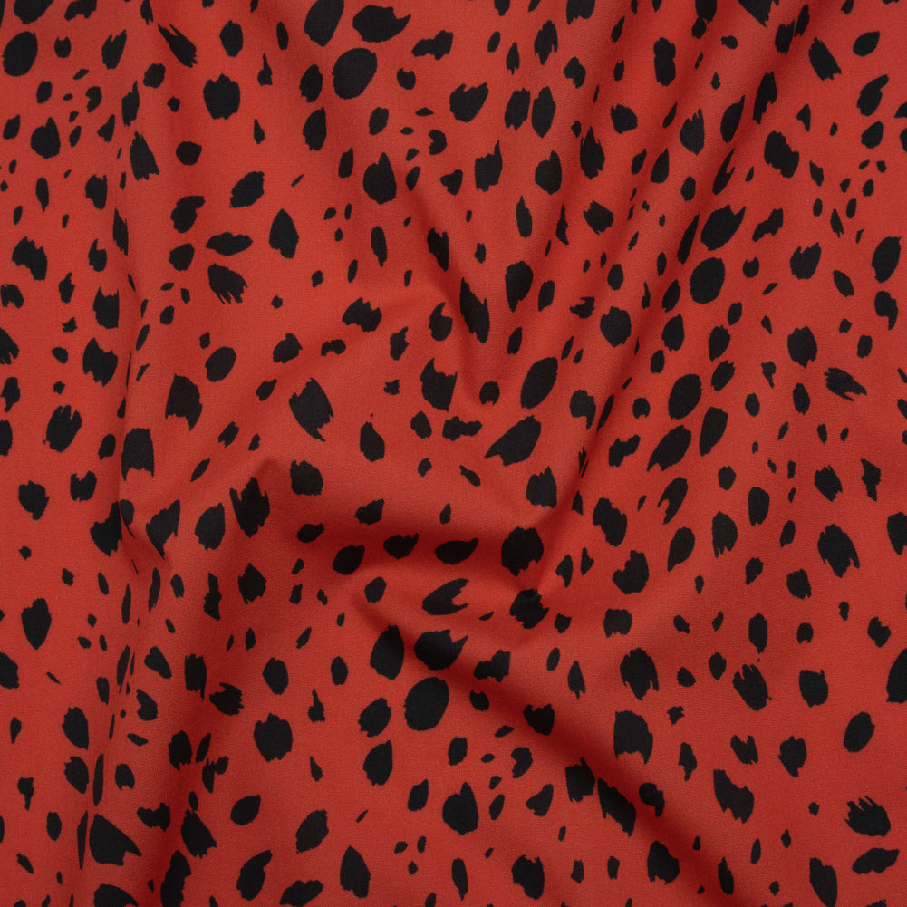 Mood Exclusive Red Dappled Daring Cotton Poplin - Joann Fabrics