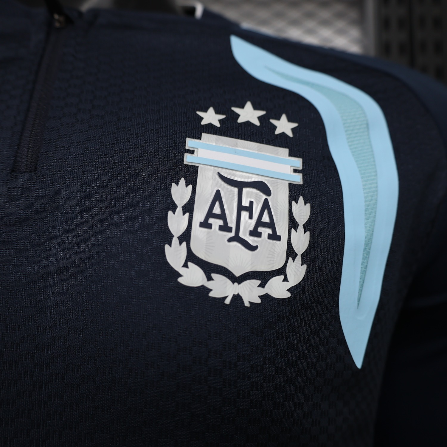 Argentina 2026 Dark Blue Long Sleeves Training Jersey - Player Version - UnitedFutballJersey
