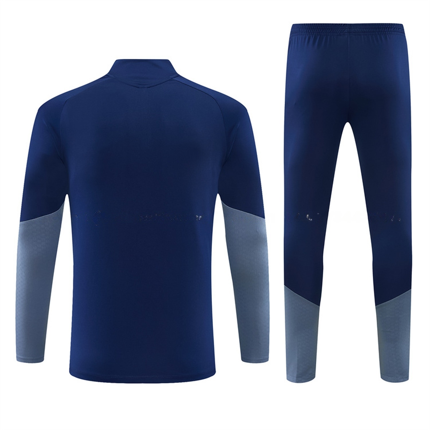 Bayern Munich 26-27 Kids Long Sleeve Training Set - Deep Blue Top & Deep Blue Pants - UnitedFutballJersey