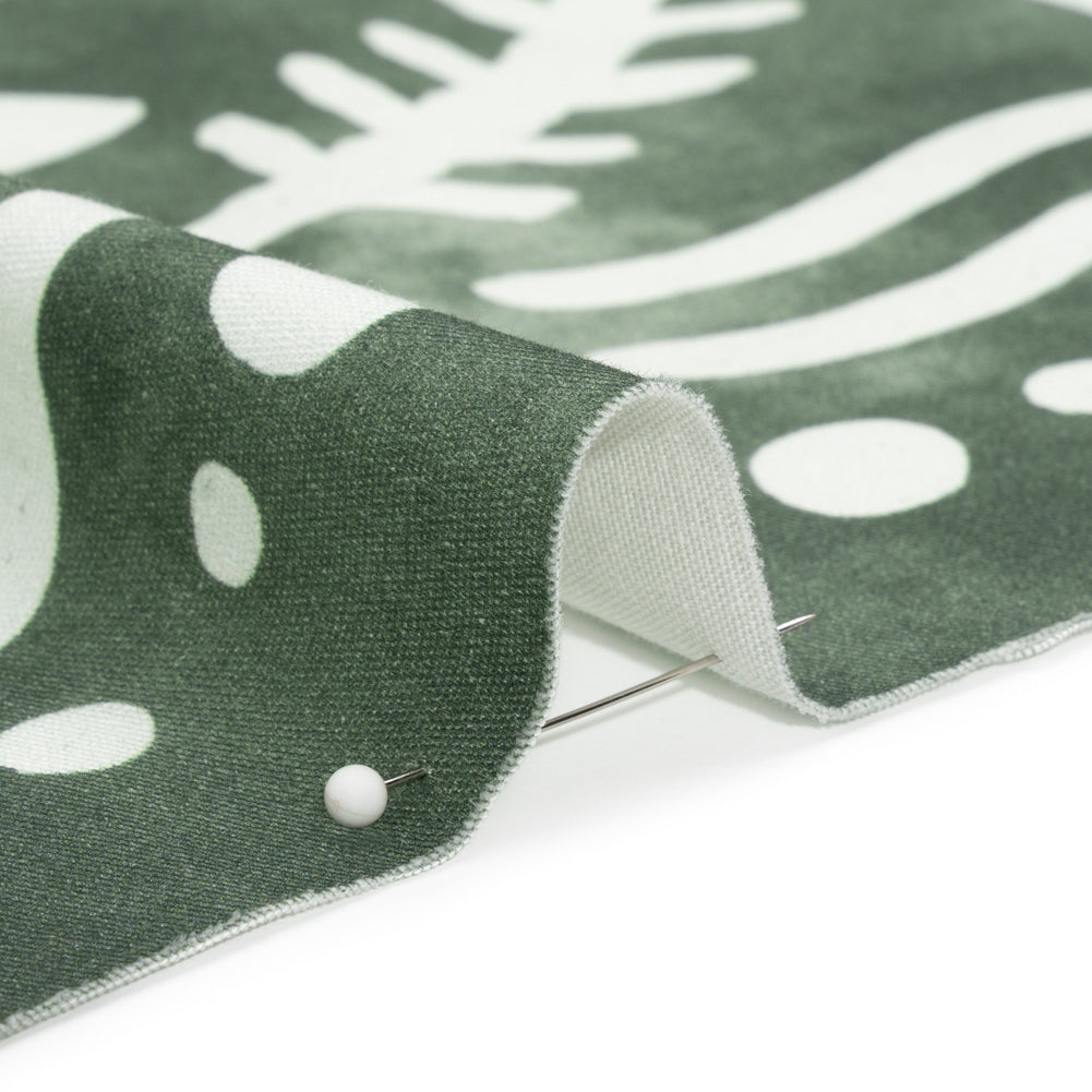 Stretch Cotton Twill Panel - Green Desert Symbols - Mood Exclusive Follow Your Arrow - Joann Fabrics