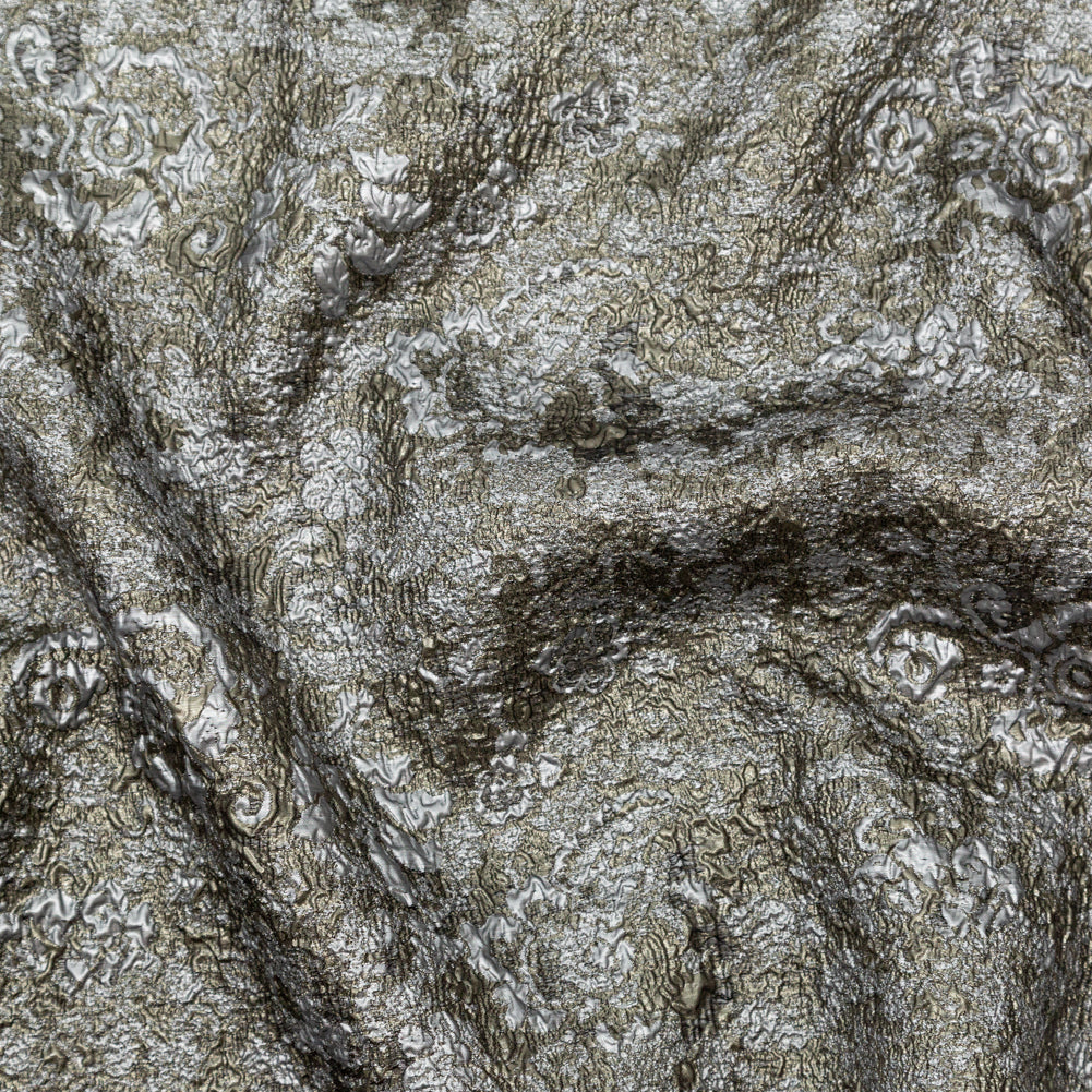 Silver and Pale Gold Luxury Metallic Brocade - Joann Fabrics