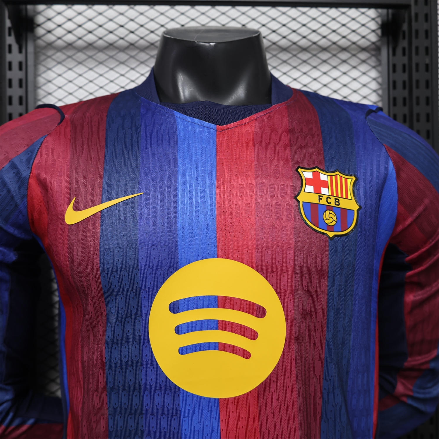 Barcelona 26-27 Home Long Sleeves Jersey - Player Version - UnitedFutballJersey