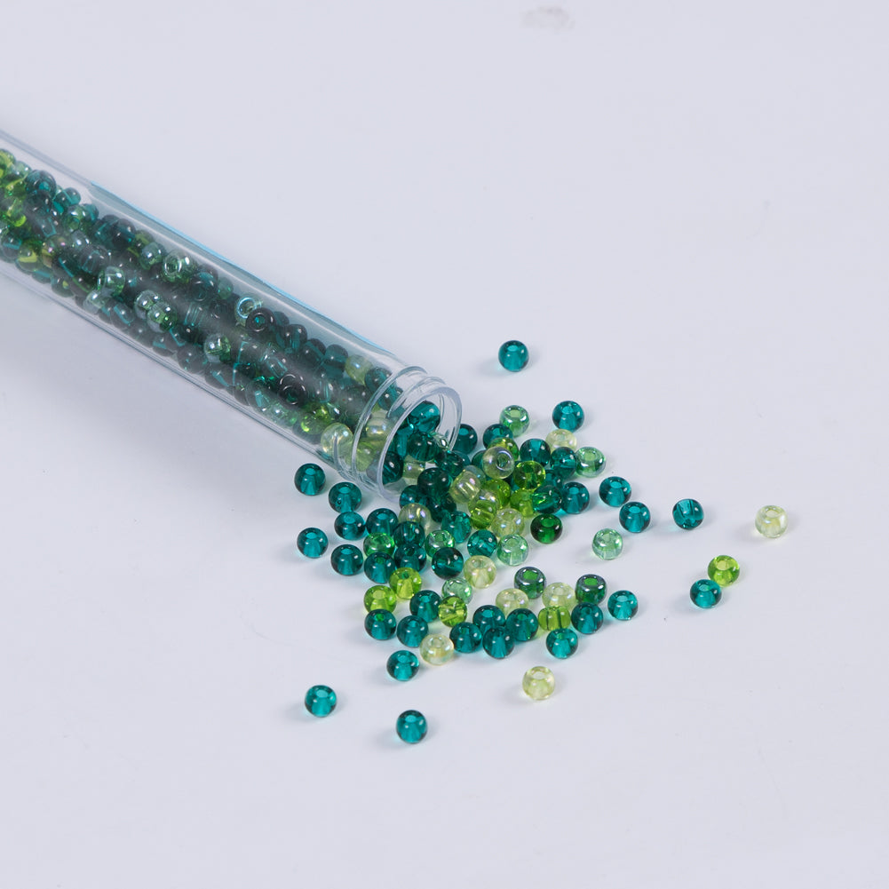 Mixed Seagreen Czech Seed Beads - Size 6 - Joann Fabrics