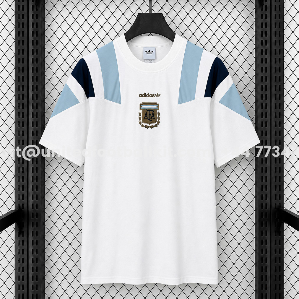 Argentina 2026 EQT Cotton White Special Jersey - Fans Version - UnitedFutballJersey