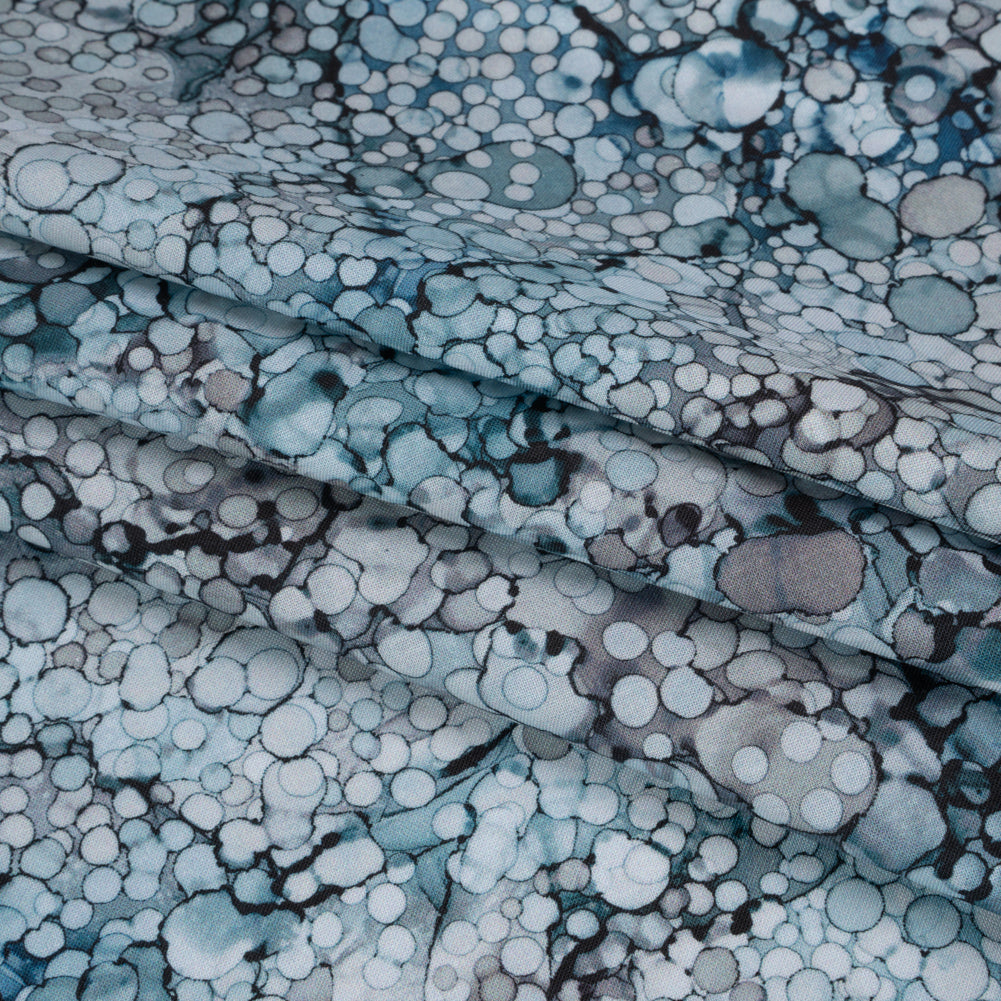 Printed Quilting Cotton by Northcott - Moody Blues Bubbles - Bliss Collection - Joann Fabrics