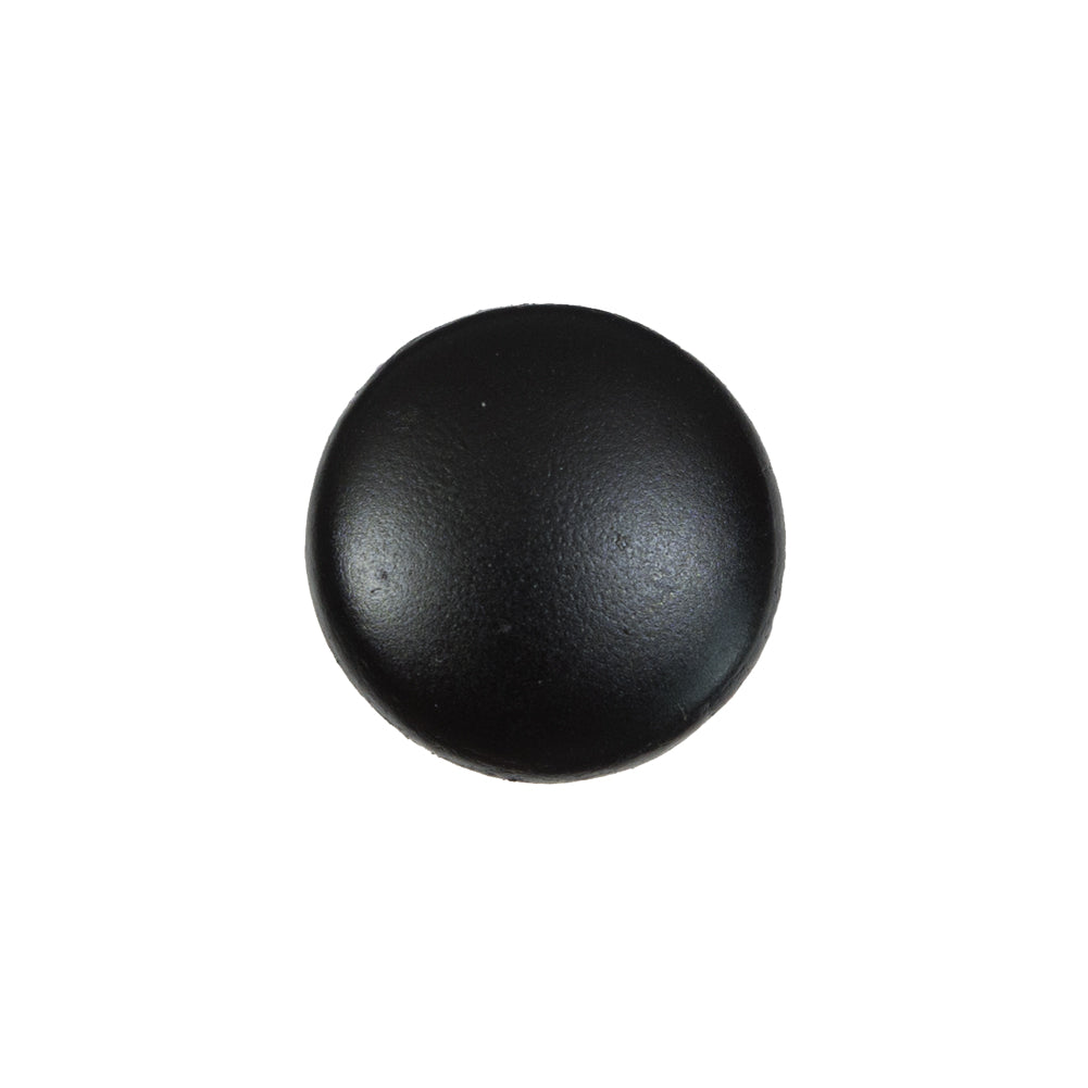 Black Leather Shank Back Button - 30L/19mm - Joann Fabrics