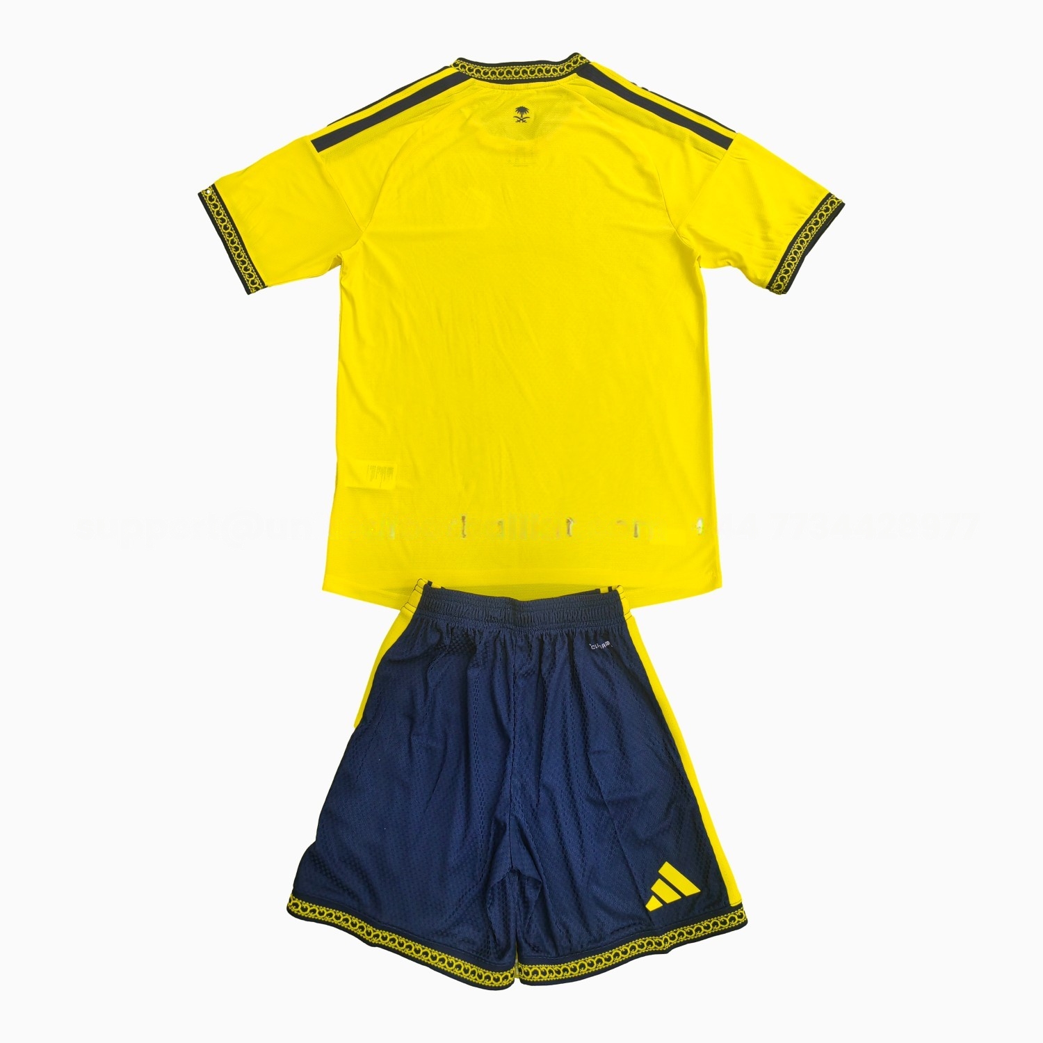 Al Nassr Riyadh Victory 26-27 Home Unsponsored Kids Kit - Player Version - UnitedFutballJersey