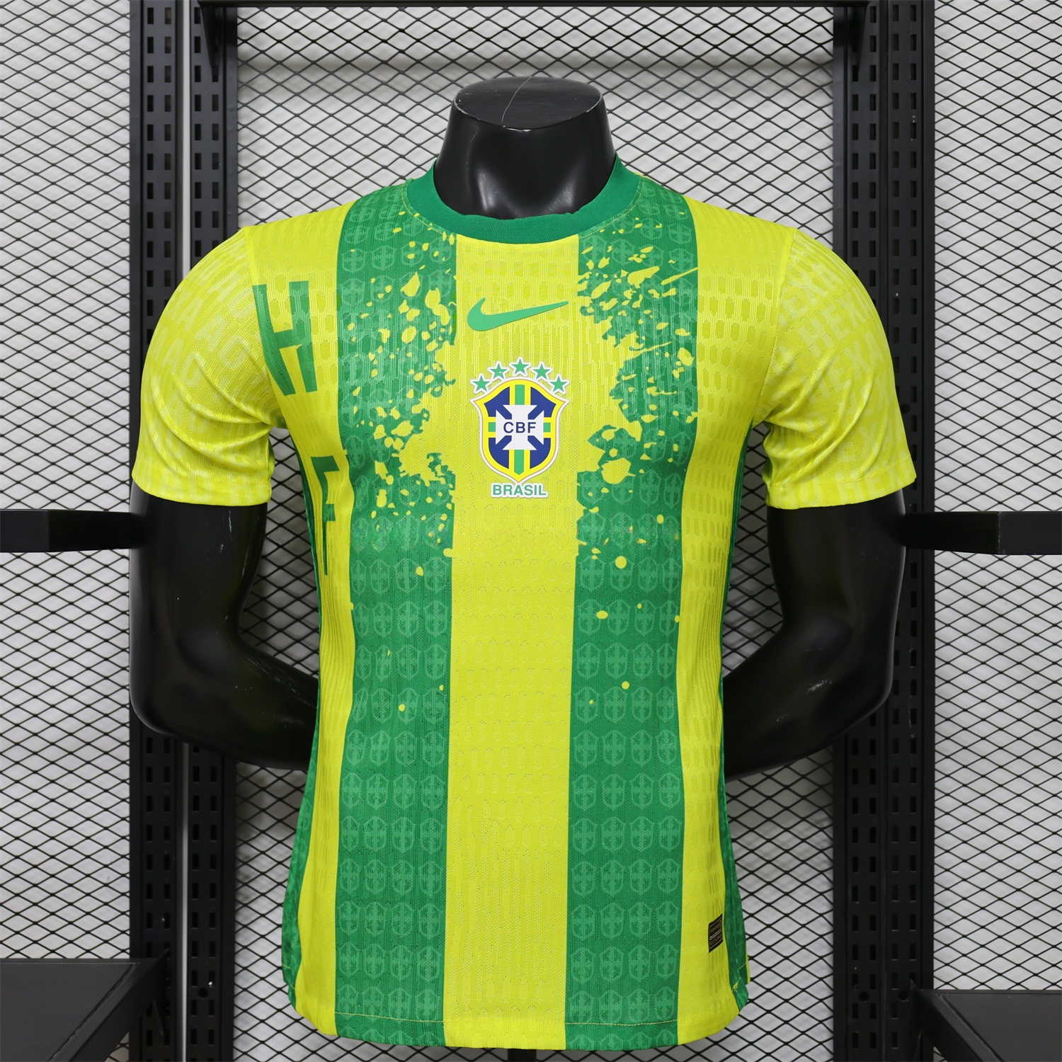 Brazil 2026 Yellow And Green Special Jersey - Player Version - UnitedFutballJersey