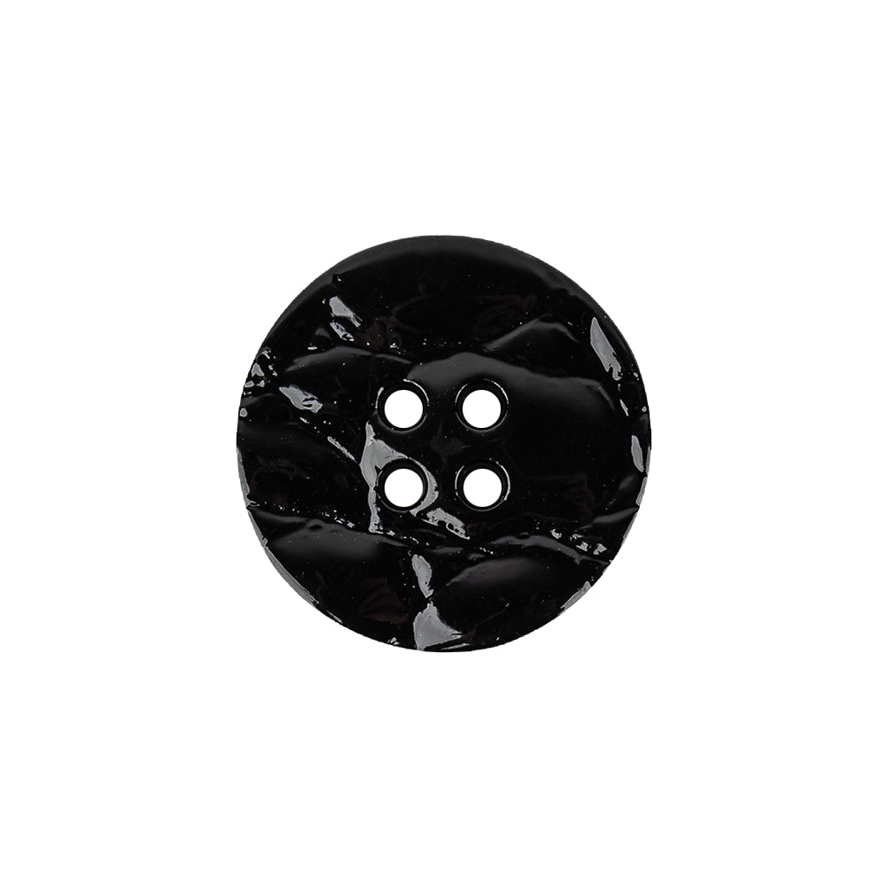 Italian Glossy Deep Roast Abstract Molded 4-Hole Faux Leather Button - 32L/20mm - Joann Fabrics