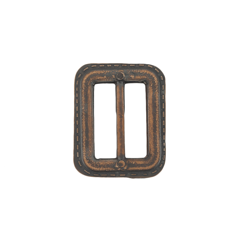 Italian Rugged Brown Faux Leather Slider - 1.5