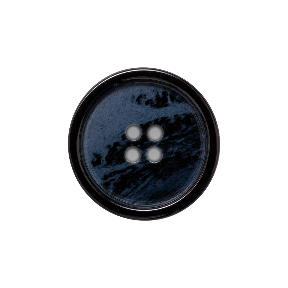 Italian Navy Abtract 4-Hole Plastic Button - 36L/23mm - Joann Fabrics