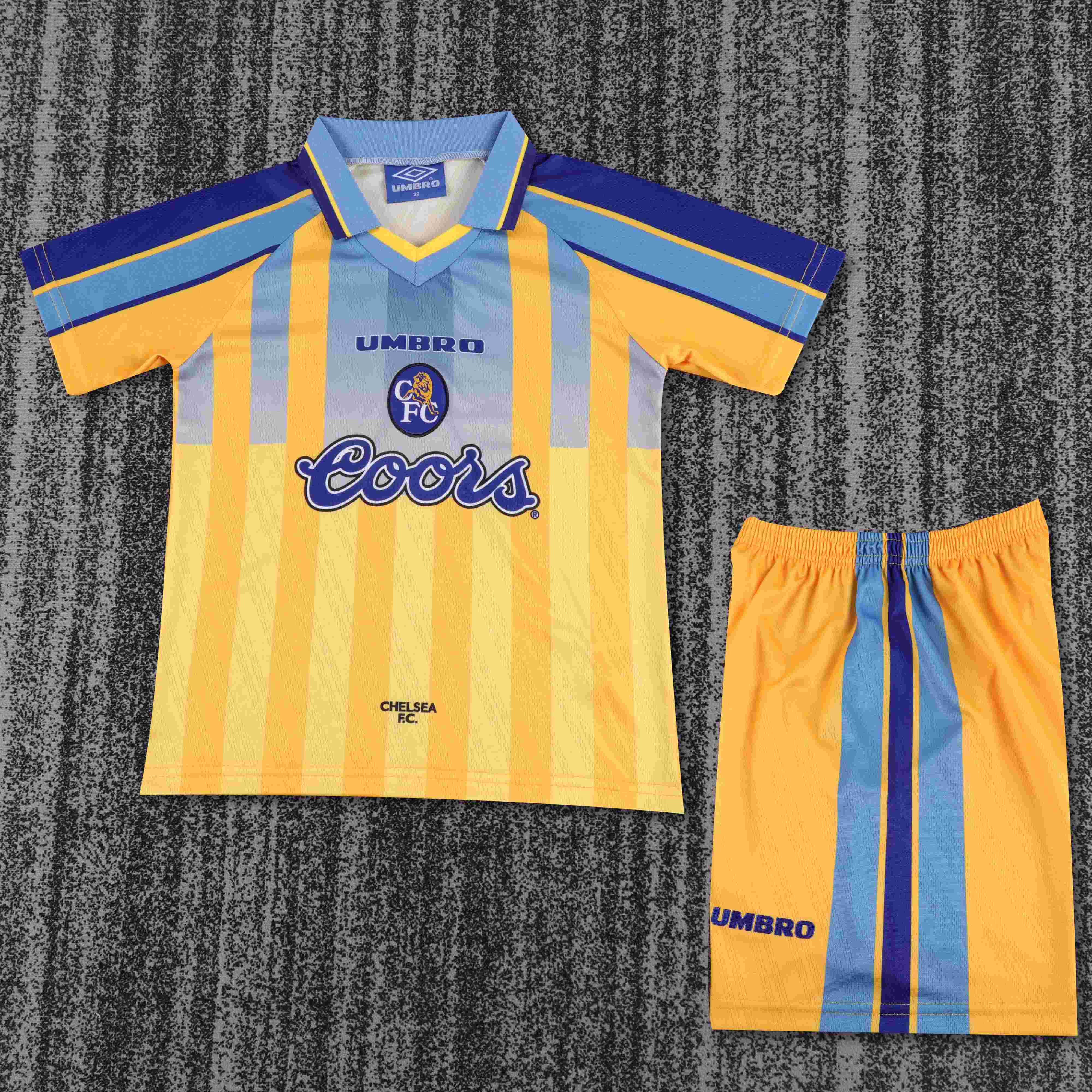 1995-1997 Retro Chelsea Away Football Jersey 1:1 Thai Quality Kids Size