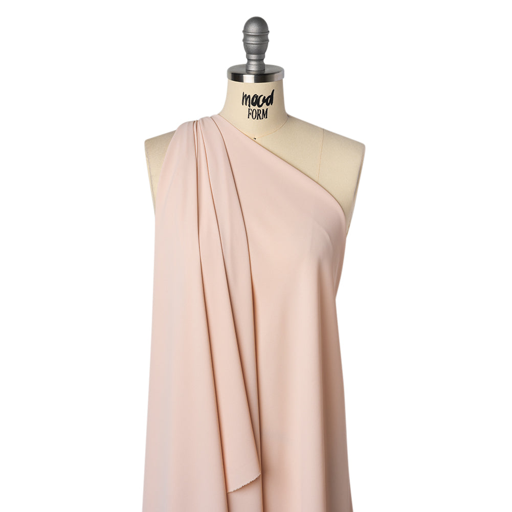 Fluid Polyester Crepe - Pale Pink - Designer Deadstock - Joann Fabrics