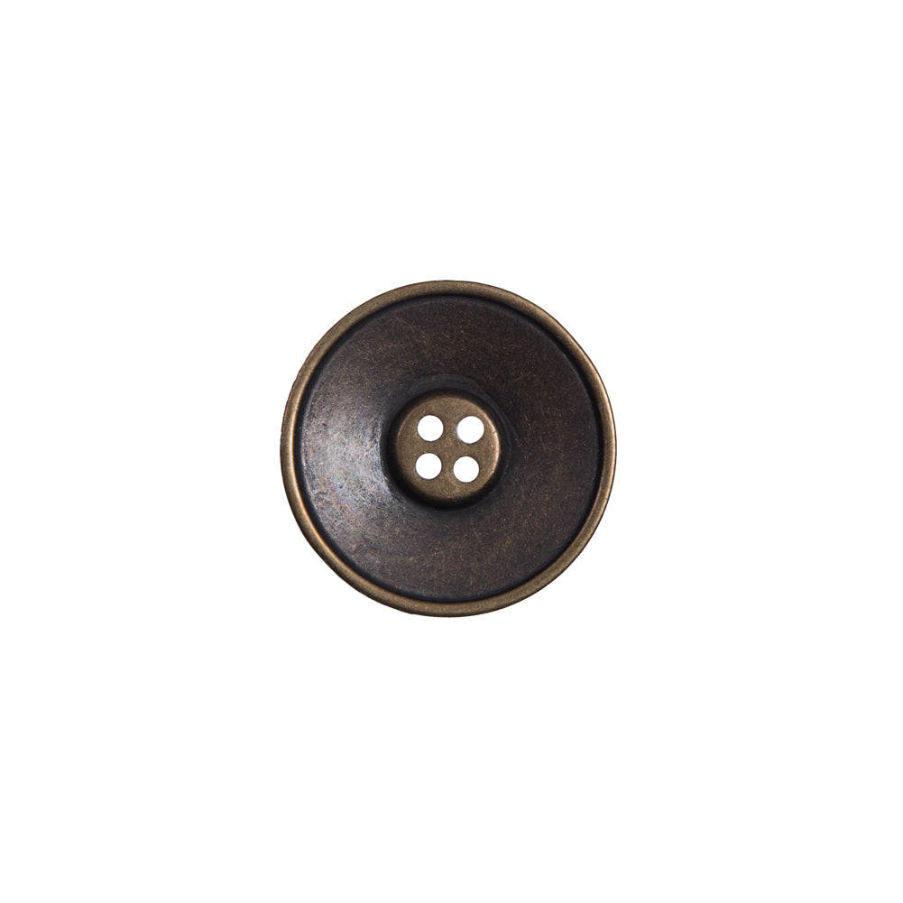 Italian Antique Gold Metal 4-Hole Button - 24L/15mm - Joann Fabrics