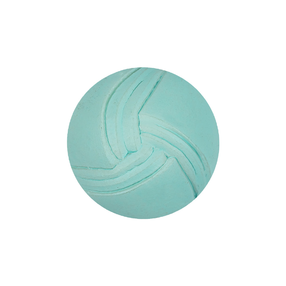 Italian Pale Turquoise Abstract Dome Shaped Shank Back Button - 36L/23mm - Joann Fabrics