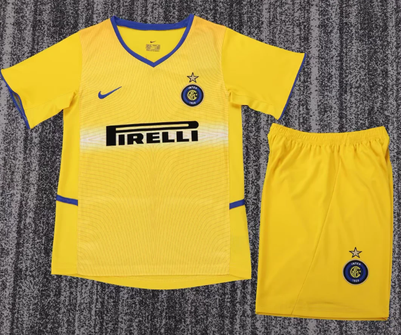 2002/2003 Retro Inter Milan Third Away Football Jersey 1:1 Thai Quality Kids Size